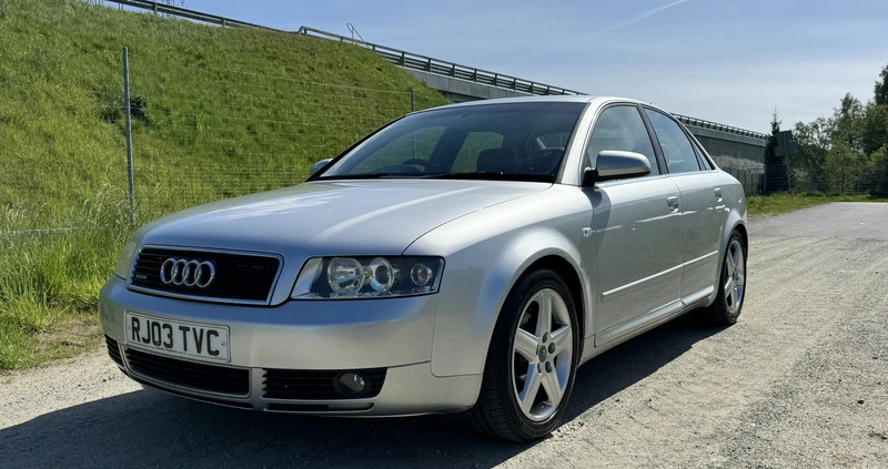 Audi A4 cena 7900 przebieg: 164000, rok produkcji 2003 z Koszalin małe 379